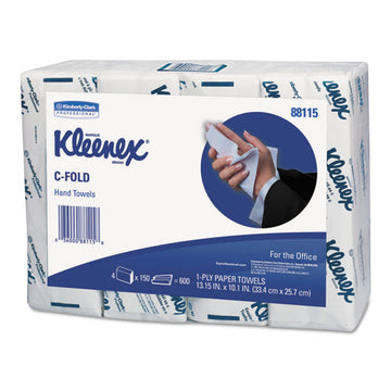 Kleenex® C-fold Paper Towels For Business, Absorbency Pockets, 10.13 X 13.15, White, 150-pack, 16-carton freeshipping - TVN Wholesale